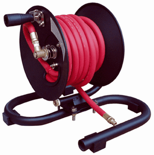reel hose portable stand freight harbor harborfreight