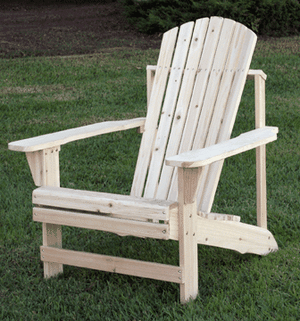 UNFINISHED FIR ADIRONDACK CHAIR - 97458 view this item at 