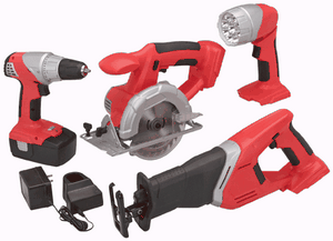 Harbor Freight Reviews - 18 Volt Cordless 4 Tool Combo Pack