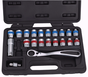 Harbor Freight Reviews - 21 Piece SAE/Metric, Go-Thru Socket Set